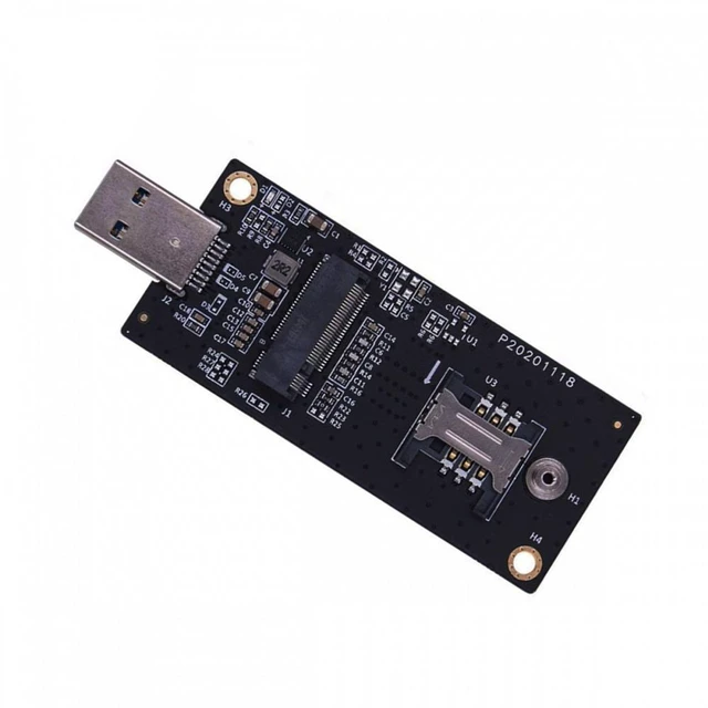 Main image of WRIARICH NGFF M.2 Key-B WWAN to USB 3.0 Adapter Riser Card w SIM Slot For 3G/4G/5G LTE Wireless Module Modem Card