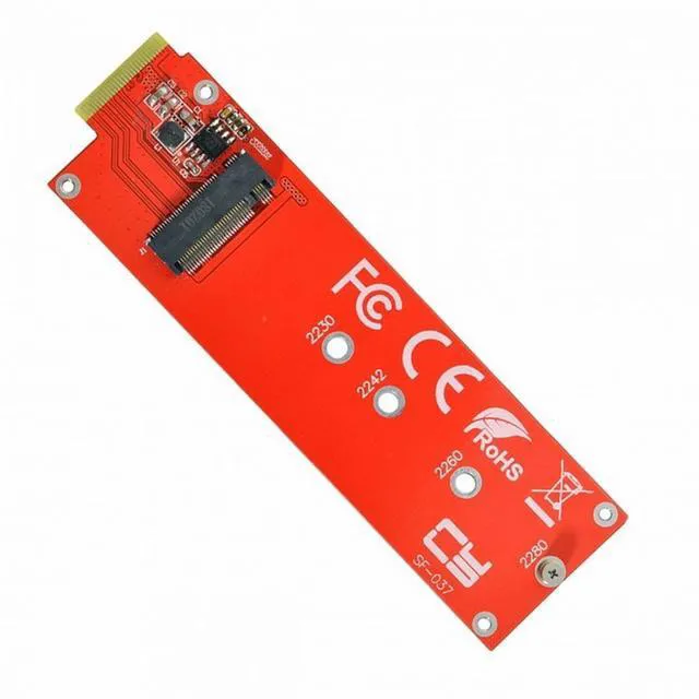 Alt view image 6 of 7 - WRIARICH NVMe NGFF M-key 4X Host Adapter to Ruler 1U GEN-Z EDSFF Short SSD E1.S Carrier Adapter