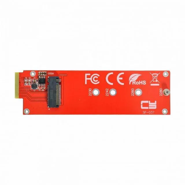 Alt view image 7 of 7 - WRIARICH NVMe NGFF M-key 4X Host Adapter to Ruler 1U GEN-Z EDSFF Short SSD E1.S Carrier Adapter