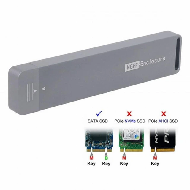 Alt view image 5 of 7 - WRIARICH B/M-key NGFF M2 SSD to USB 3.0 External PCBA Conveter Adapter Card Flash Disk Type