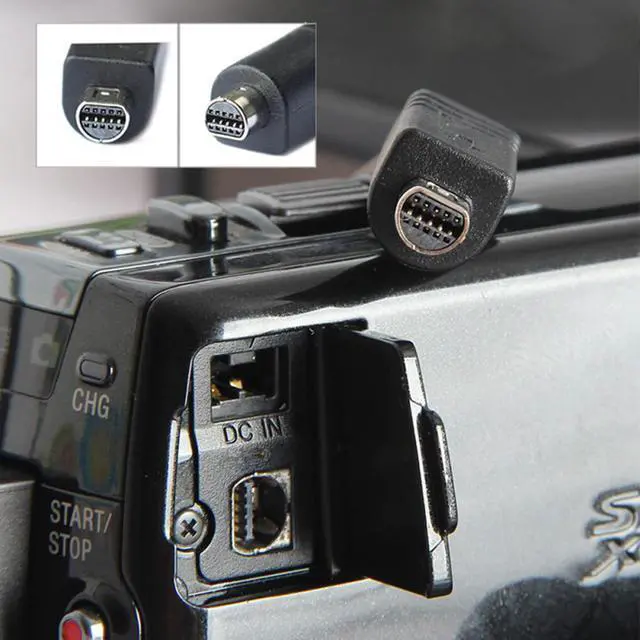 Alt view image 5 of 7 - WRIARICH Cable USB2.0 Type-A Host to Camcorder 10Pin Data Power Cable VMC-15FS for 10Pin DCR-705E 602E SR42 605E HC46E DVD7E 803E 805E