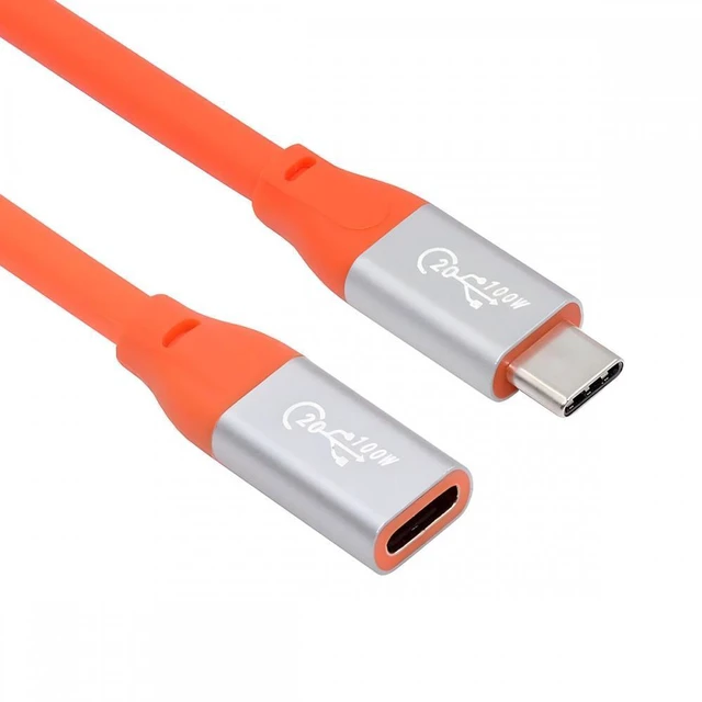 Main image of WRIARICH Cable USB3.2 Male to Female Extension Cable 20Gbps Ultra Soft High Flex with 100W and 8K 5K USB4.0 Type-C Compatible with Thunderbolt3/4