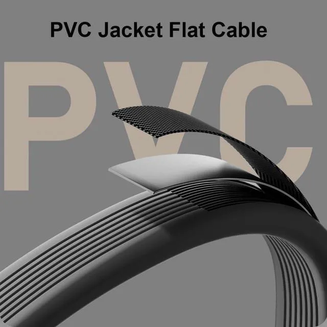 Alt view image 3 of 7 - WRIARICH 0.2M USB4 Cable 20Gbps Flat Slim FPC Cable with 100W and 8K@60Hz 5K@60Hz USB4.0 Compatible with Thunderbolt3/4