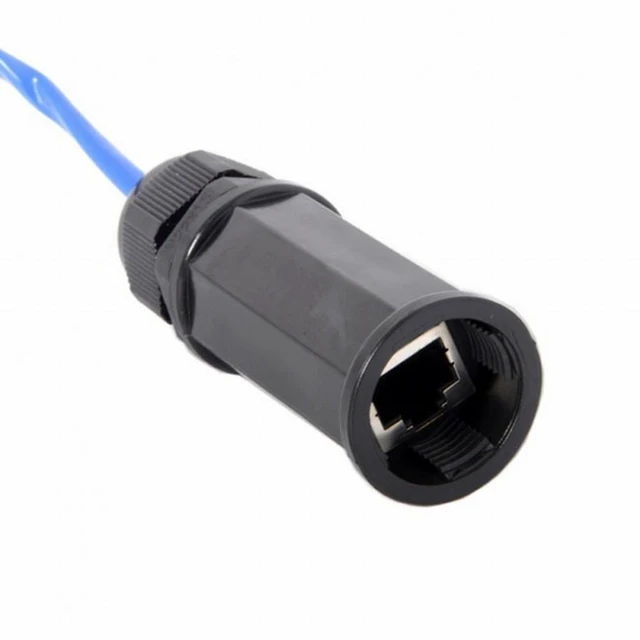 Alt view image 5 of 7 - WRIARICH Locking Waterproof CAT6 RJ45 Female to Female Lan Ethernet Network Extension Adapter Coupler