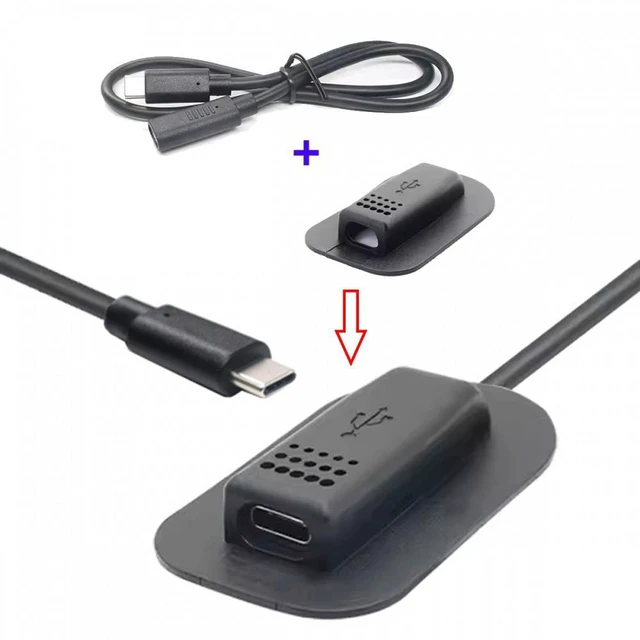 Alt view image 4 of 7 - WRIARICH USB-C 65W Type-C Male to Female Extension Cable for Backpack Charging Practical Convenient Outdoor Travel Camping External