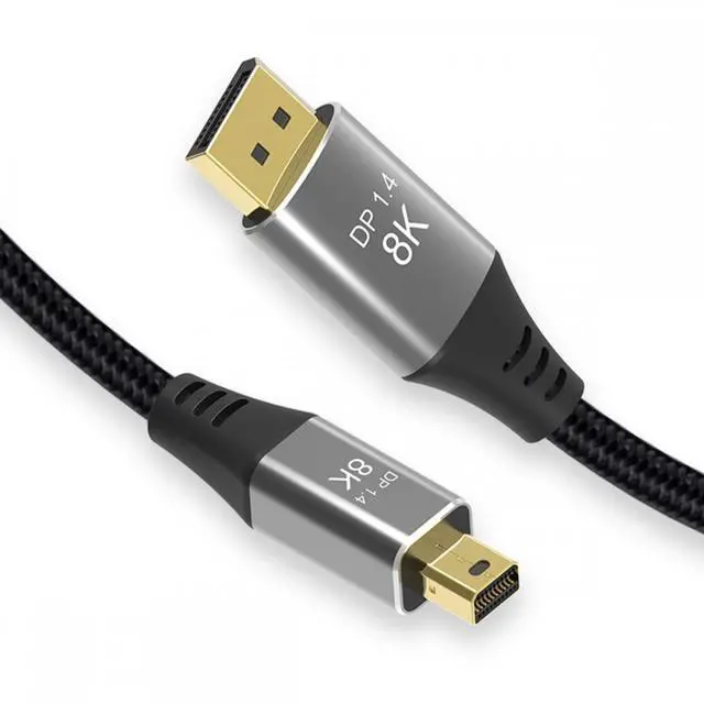 Main image of WRIARICH Cable DisplayPort 1.4 8K 60hz Cable Ultra-HD UHD 4K 144hz Mini DP to DP Cable 7680*4320 for Video PC Laptop TV