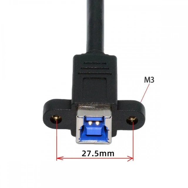 Alt view image 7 of 7 - WRIARICH USB 3.0 Type-B Female to USB3.0 20Pin IDC Header Male Cable Extension 5Gbps for Disk SSD Camera Data 30cm