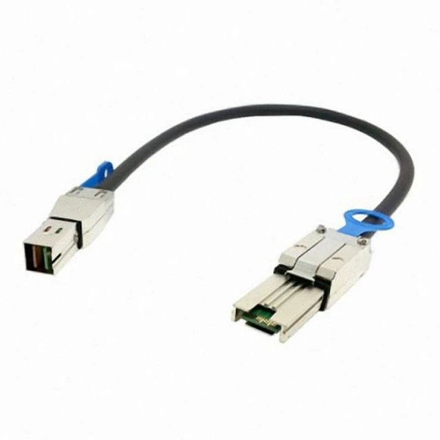 Alt view image 2 of 7 - WRIARICH External Mini SAS 4x SFF-8088 to mini sas High Density HD SFF-8644 data server Raid Cable 50cm