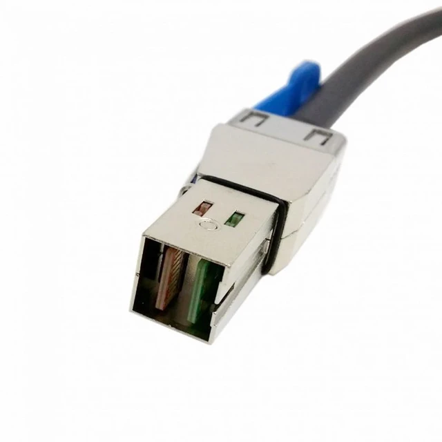 Alt view image 5 of 7 - WRIARICH External Mini SAS 4x SFF-8088 to mini sas High Density HD SFF-8644 data server Raid Cable 50cm