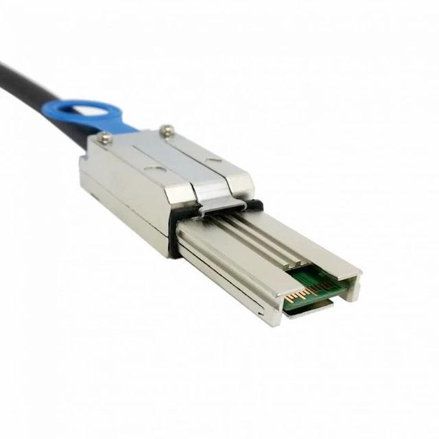 Alt view image 6 of 7 - WRIARICH External Mini SAS 4x SFF-8088 to mini sas High Density HD SFF-8644 data server Raid Cable 50cm