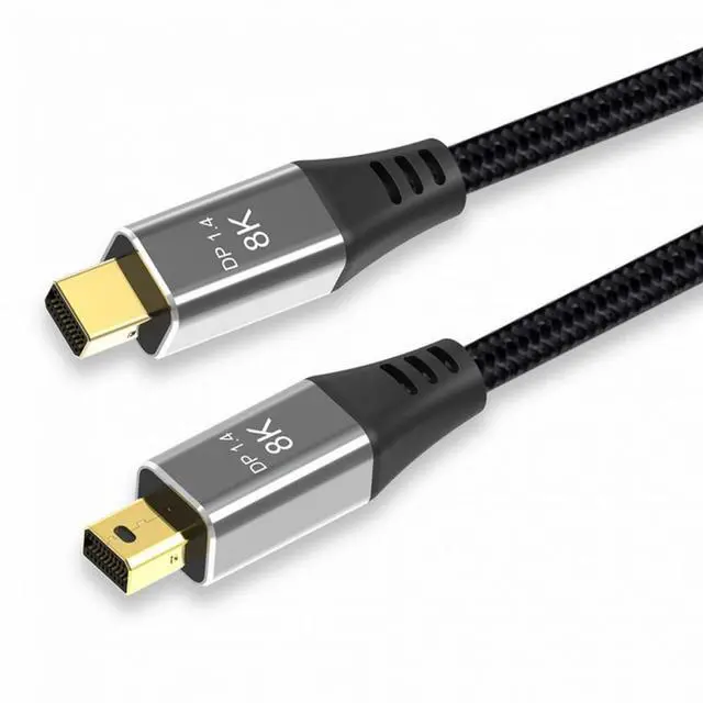 Main image of WRIARICH Cable Mini DisplayPort 1.4 8K 60hz Cable Ultra-HD UHD 4K 144hz Mini DP to MiniDP Cable 7680*4320 for Video PC Laptop TV (200cm)