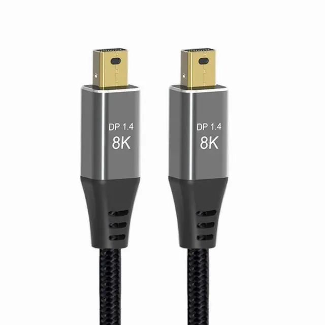 Alt view image 3 of 7 - WRIARICH Cable Mini DisplayPort 1.4 8K 60hz Cable Ultra-HD UHD 4K 144hz Mini DP to MiniDP Cable 7680*4320 for Video PC Laptop TV (200cm)