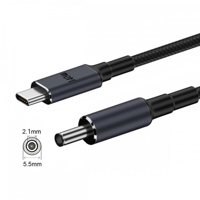 Main image of WRIARICH Type C USB-C Input to 20V DC 5.5*2.1mm Output Power 100W 135W 140W 65W PD Charge Cable for Laptop