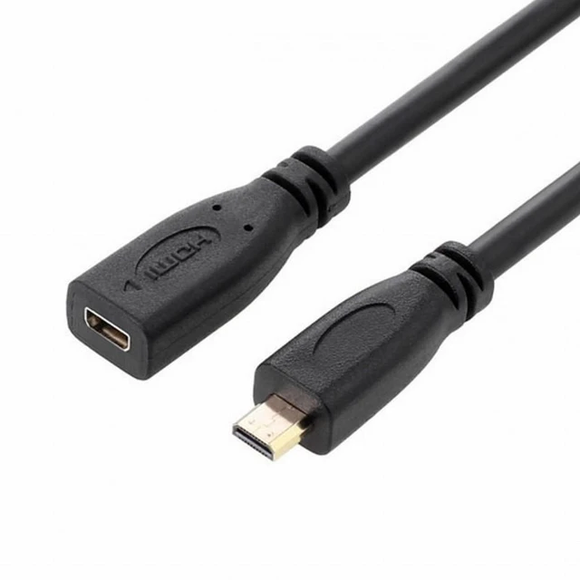 Main image of WRIARICH HDMI 1.4 D Type Micro HDMI Male to Micro HDMI Female M/F Extension Cable 30cm