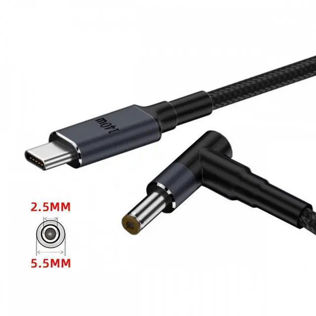 Main image of WRIARICH Type C USB-C Input to 20V DC 5.5*2.5mm Output Power 100W 135W 140W 65W PD Charge Cable for Laptop