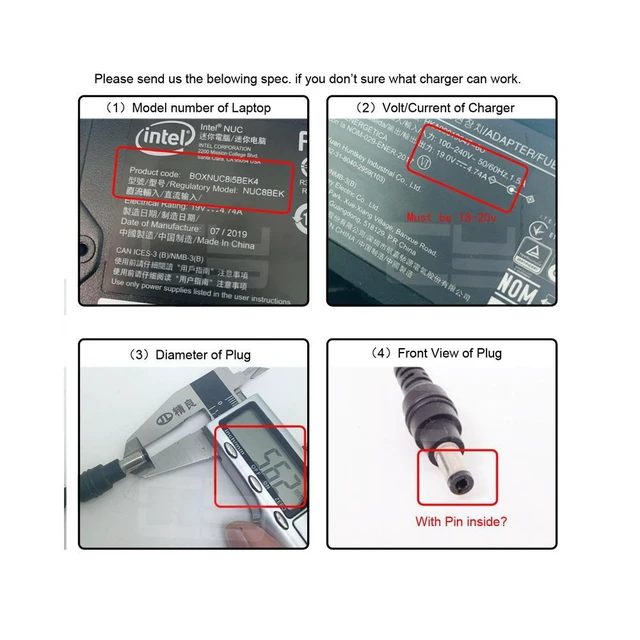 Alt view image 7 of 7 - WRIARICH Type C USB-C Input to 20V DC 5.5*2.5mm Output Power 100W 135W 140W 65W PD Charge Cable for Laptop