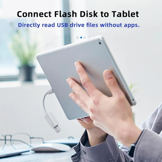 Alt view image 3 of 7 - WRIARICH Type C USB-C to Standard Type-A USB3.0 Female Adapter Compatible with Macbook Laptop Tablet Phone