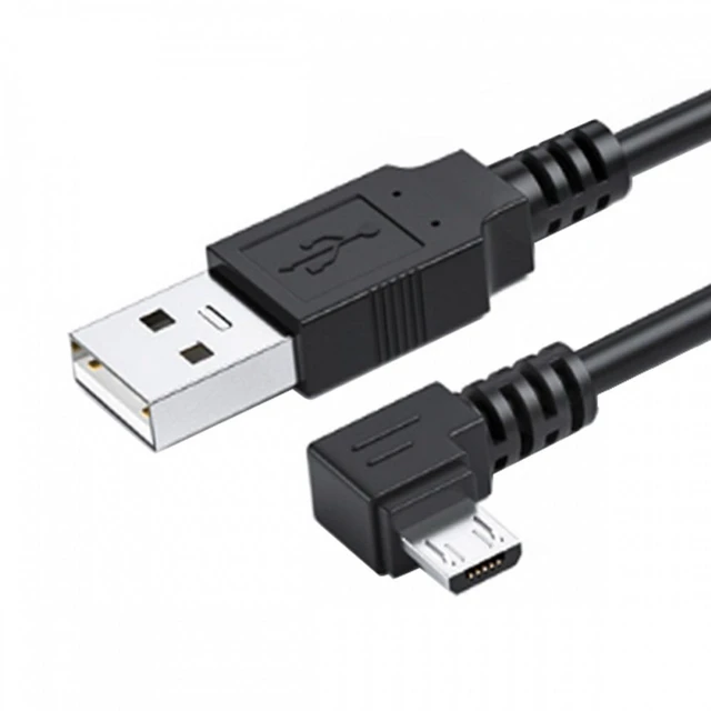 Main image of WRIARICH 1.5M Left Angled 90 Degree Micro USB 5Pin to USB 2.0 Data Charge Cable for Phone Tablet