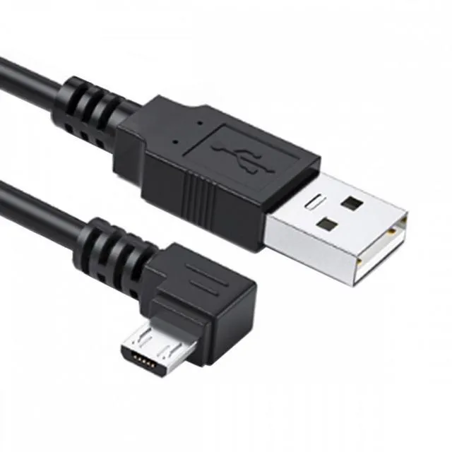 Alt view image 7 of 7 - WRIARICH 1.0M Right Angled 90 Degree Micro USB 5Pin to USB 2.0 Data Charge Cable for Phone Tablet