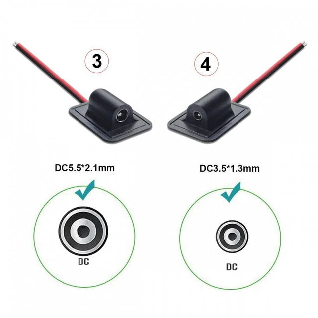 Alt view image 5 of 7 - WRIARICH 4pcs/lot Type-C Micro-USB DC 5.5x2.1mm 3.5X1.35mm Power Extension Cable for Backpack Charging Electric Heating Pads