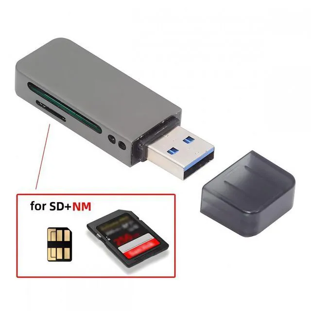 Main image of WRIARICH Cable USB 3.0 to Nano Memory NM Card & SD Card Reader Writer for Camera & Laptop & Tablet & Mate Serial Phone