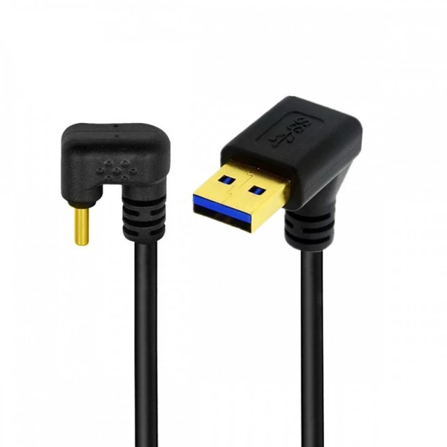 Main image of WRIARICH Up Angled USB3.0 Type-A to Type-C USB-C Male to Male Power Data Cable 5Gbps USB-C Opposite U Shape Back Angled