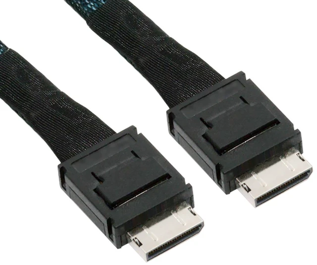 Main image of WRIARICH OCuLink PCIe PCI-Express SFF-8611 4i to OCuLink SFF-8611 SSD Data Active Cable 50cm