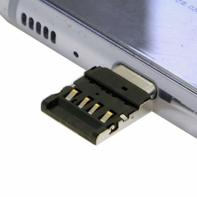 Alt view image 4 of 7 - WRIARICH 5pcs Ultra Mini Type-C USB-C to USB 2.0 OTG Adapter for Cell Phone Tablet USB Cable Flash Disk
