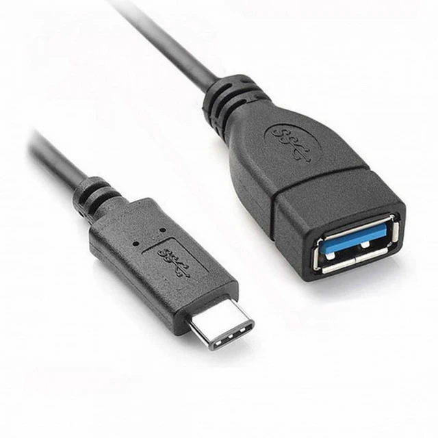 Alt view image 2 of 7 - WRIARICH Reversible Design USB 3.0 3.1 Type-C Male Connector to A Female OTG Data Cable for Tablet Cell Phone