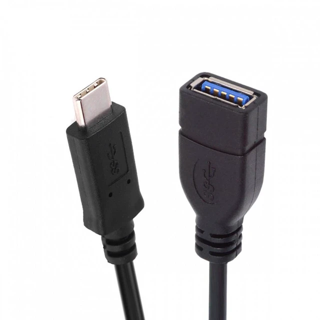 Alt view image 4 of 7 - WRIARICH Reversible Design USB 3.0 3.1 Type-C Male Connector to A Female OTG Data Cable for Tablet Cell Phone