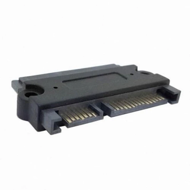 Alt view image 2 of 7 - WRIARICH 3.5" 2.5inch SATA 22Pin 7+15 Male to SATA 22P 7+15 Female extension convertor adapter with screw holes