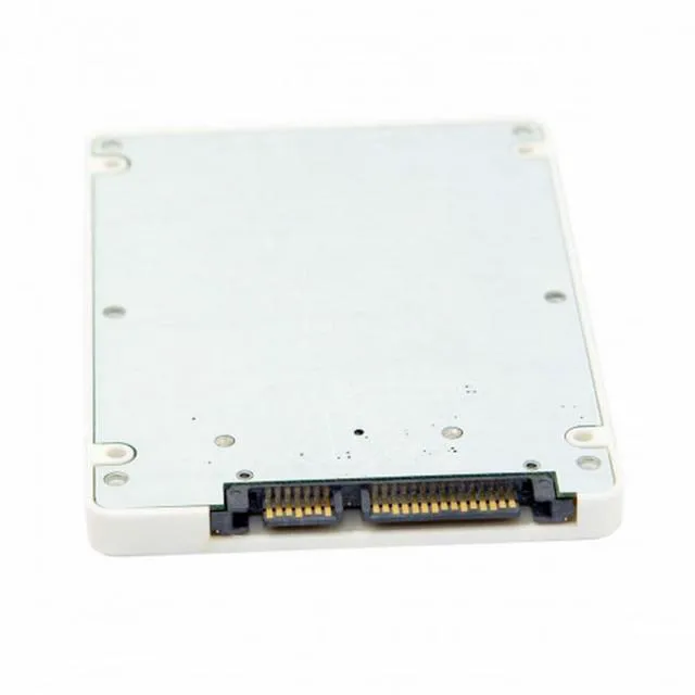Alt view image 5 of 7 - WRIARICH 1.8" Micro SATA 16pin SSD to 2.5" SATA 22pin 7+15 hard disk case Enclosure White 7mm height
