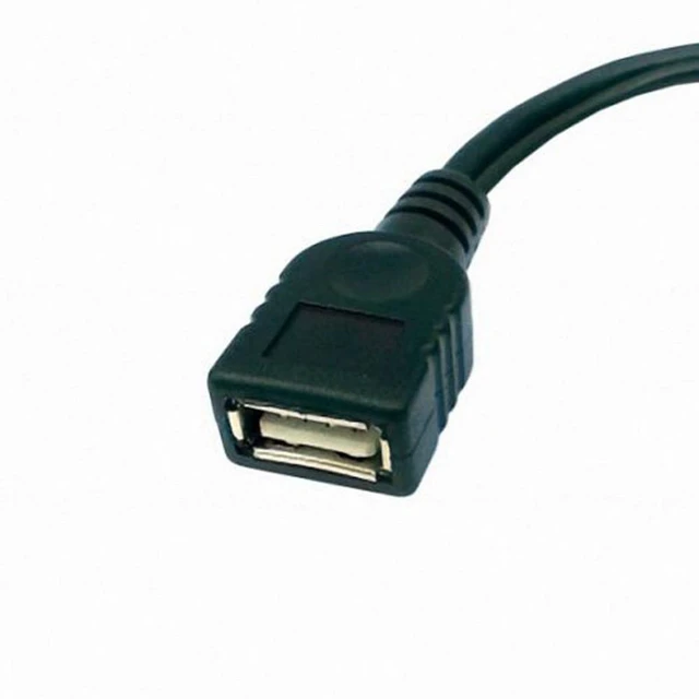 Alt view image 3 of 7 - WRIARICH Black Color Micro USB 2.0 OTG Host Flash Disk Cable with Micro USB power for Galaxy S3 i9300 S4 i9500 Note2 N7100 Note3 N9000 S5 i9600