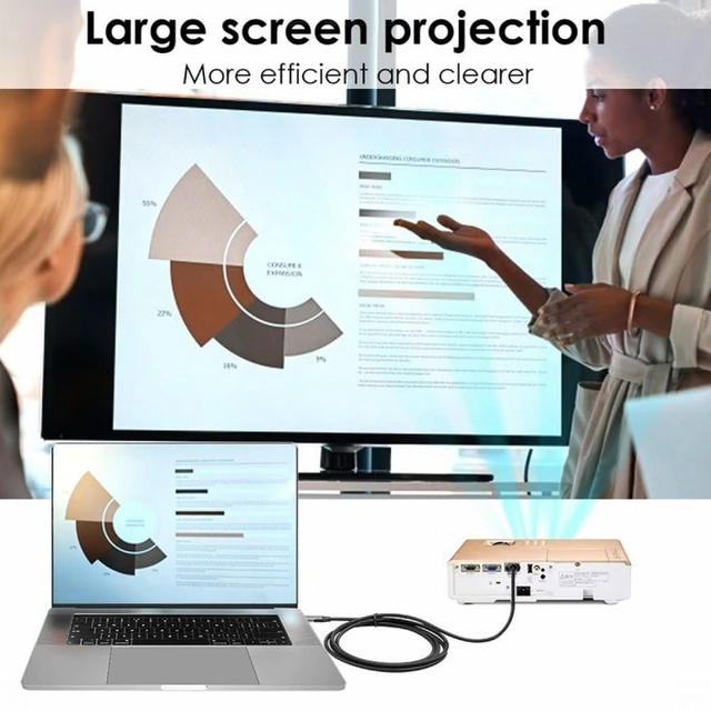 Alt view image 7 of 7 - WRIARICH USB 3.1 Type-C USB-C Source to DVI 1080P 60hz Displays Male Monitor Cable for Laptop 1.8m