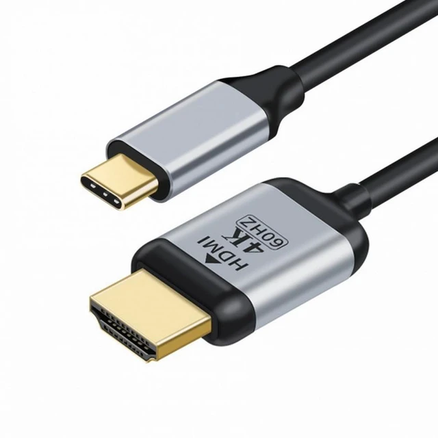 Main image of WRIARICH USB 3.1 Type-C USB-C Source to HDMI HDTV Displays Male 4K Monitor Cable for Laptop 1.8m