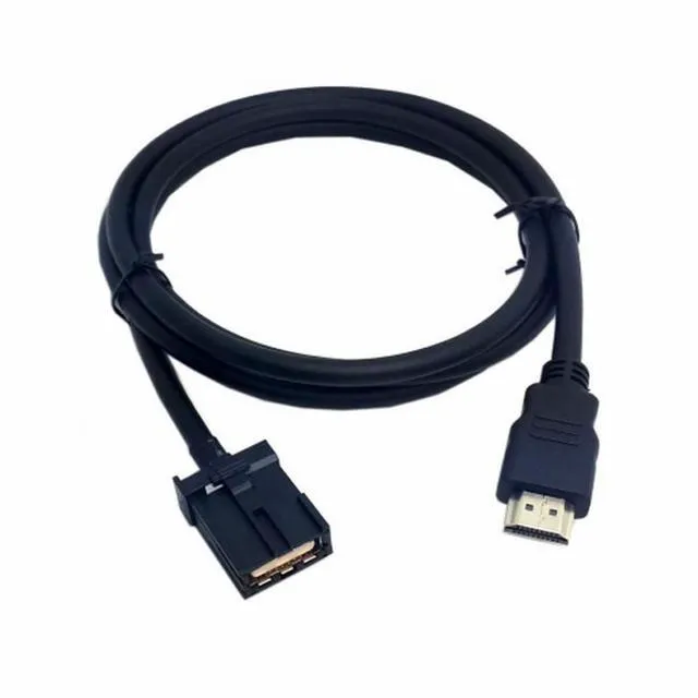 Alt view image 4 of 7 - WRIARICH High Speed HDMI 1.4 Type E Male to Type A Male Video Audio Cable 1.5M Automotive Grade for Hyundai H1 Car