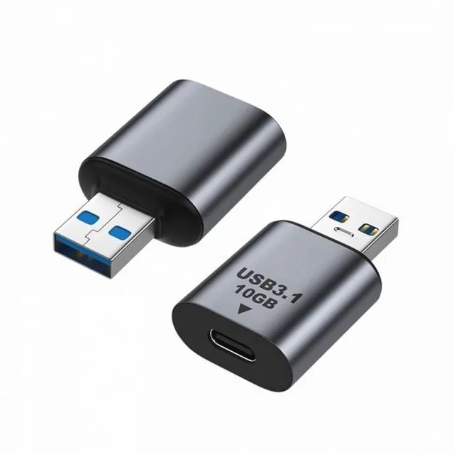 Main image of WRIARICH USB-C USB 3.1 Type-C Female to USB 3.0 A Male Data Adapter 10Gbps Data Power for Laptop Tablet Phone