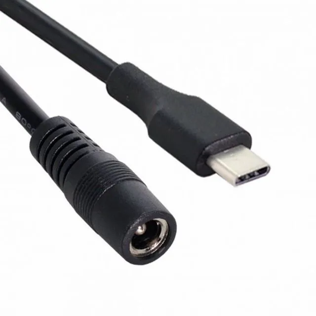 Main image of WRIARICH USB 3.1 Type-C USB-C to DC 5V 5.5*2.5mm Power Jack Extension Charge Cable for Cell Phone Tablet