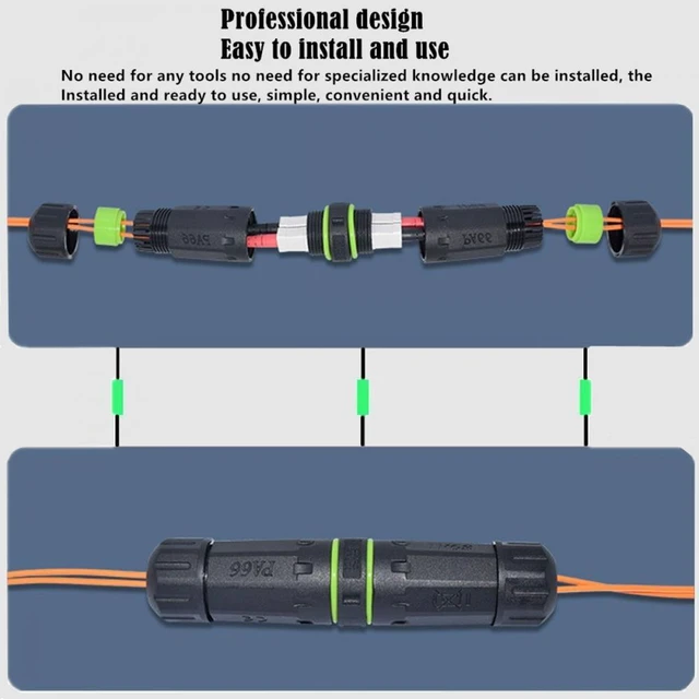 Alt view image 7 of 7 - WRIARICH M20 Locking IP68 Waterproof SC Female to SC Female Singlemode Fiber Optic Patch Internet Networking Extension Adapter Coupler