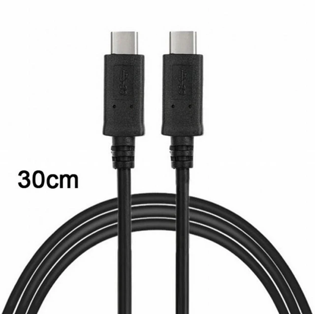 Main image of WRIARICH 10Gbps USB-C USB 3.1 Type-C Male Connector to Male Data Video Cable for Tablet Phone 65W Disk Drive (0.3m)