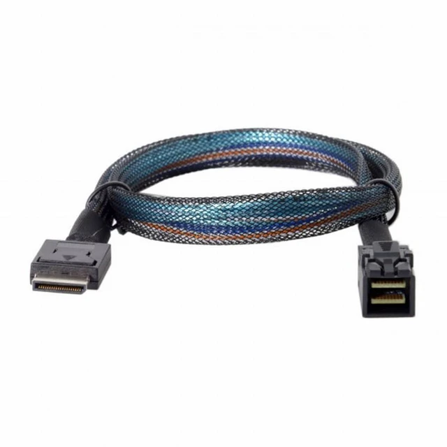 Alt view image 5 of 7 - WRIARICH OCuLink PCIe PCI-Express SFF-8611 4i to SFF-8643 SSD Data Active Cable 50cm