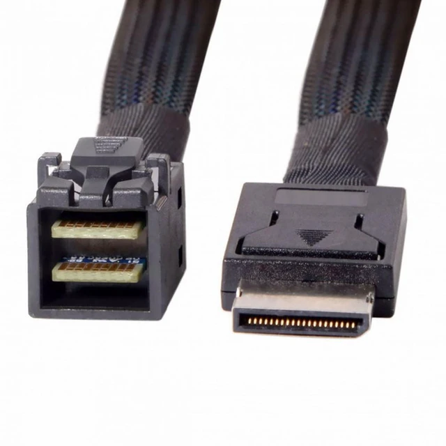 Alt view image 7 of 7 - WRIARICH OCuLink PCIe PCI-Express SFF-8611 4i to SFF-8643 SSD Data Active Cable 50cm