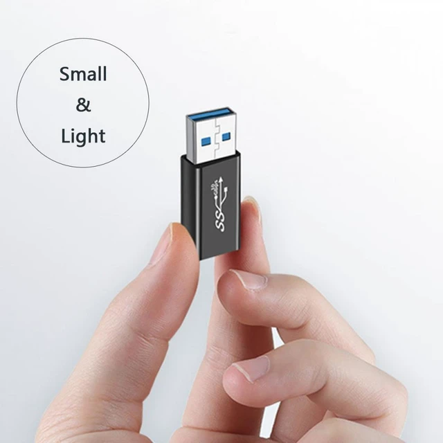 Alt view image 7 of 7 - WRIARICH 4pcs/lot USB 3.1 Type-A Male Female to USB-C Female Power Data 10Gbps Adapter for Laptop Phone
