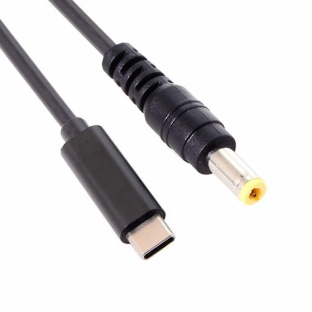 Alt view image 2 of 7 - WRIARICH PD Power Type-C USB-C Input to DC 5.5*2.5mm Power PD Charge Cable for Laptop Notebook