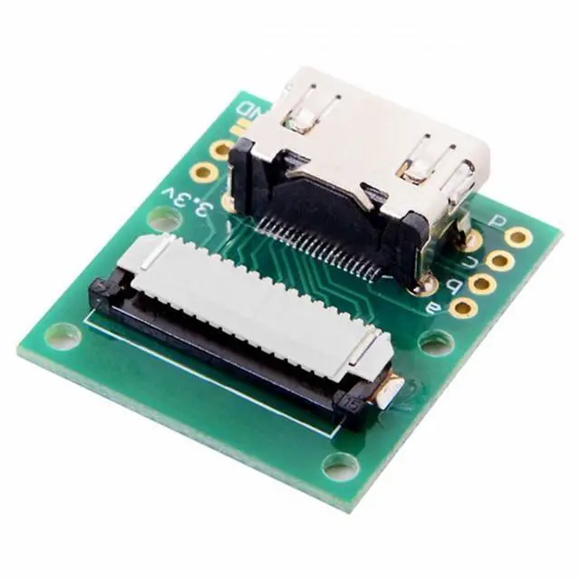 Alt view image 4 of 7 - WRIARICH Raspberry PI Camera Module to HDMI Type A Male HDTV FPC Flat Cable 5cm fit for PES001