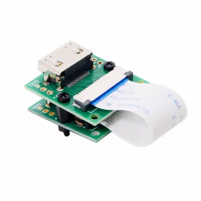 Alt view image 6 of 7 - WRIARICH Raspberry PI Camera Module to HDMI Type A Male HDTV FPC Flat Cable 5cm fit for PES001