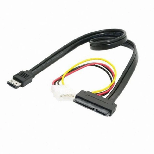 Alt view image 2 of 7 - WRIARICH 50cm eSATAp Power ESATA Combo to SATA 22pin IDE 4pin 5V 12V for 3.5" 2.5" Hard Disk Data Cable