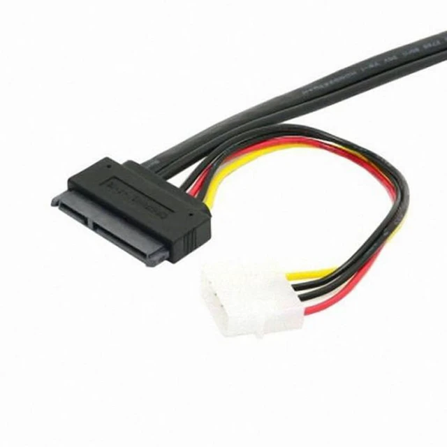Alt view image 3 of 7 - WRIARICH 50cm eSATAp Power ESATA Combo to SATA 22pin IDE 4pin 5V 12V for 3.5" 2.5" Hard Disk Data Cable