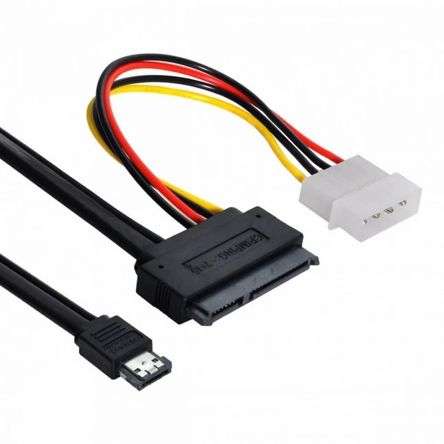 Alt view image 7 of 7 - WRIARICH 50cm eSATAp Power ESATA Combo to SATA 22pin IDE 4pin 5V 12V for 3.5" 2.5" Hard Disk Data Cable
