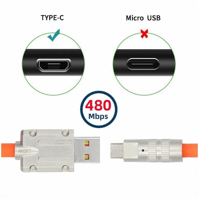 Alt view image 3 of 7 - WRIARICH USB-A Type A to USB Micro 5Pin Liquid Silicone Ultra Soft Power USB2.0 Data Cable Fast Charge for Laptop Tablet Phone